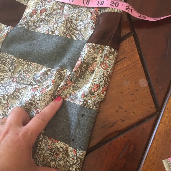 VTG Mr. Hank Patchwoork Cottage Core Maxi Skirt. - Picture 8 of 8